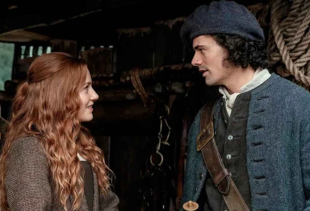 Промо-кадр из 1 серии 1 сезона сериала Чужестранка: Кровь от крови моей 2025г