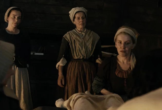 Промо-кадр из 6 серии 1 сезона сериала Чужестранка: Кровь от крови моей 2025г