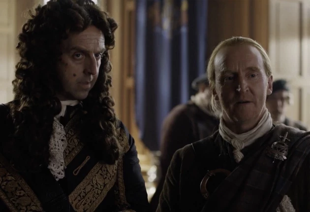 Промо-кадр из 9 серии 1 сезона сериала Чужестранка: Кровь от крови моей 2025г