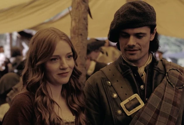 Промо-кадр из 9 серии 1 сезона сериала Чужестранка: Кровь от крови моей 2025г